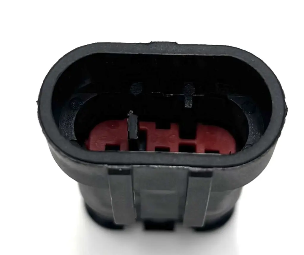 3 pin connector (M) superseal bovenaanzicht.webp