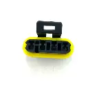 4-pin connector (F) Superseal bovenaanzicht.webp