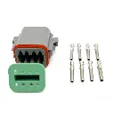 8-pin connector (F) Deutsch DT