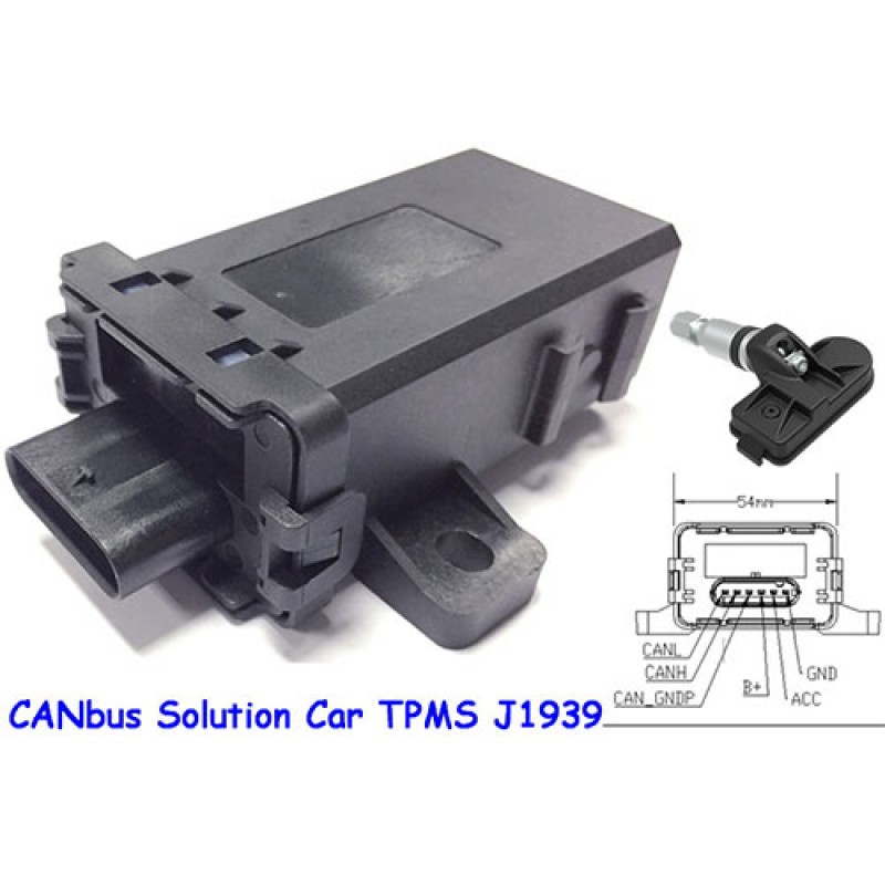 CAN Tire Pressure Monitoring System internal sensor (TPMS)