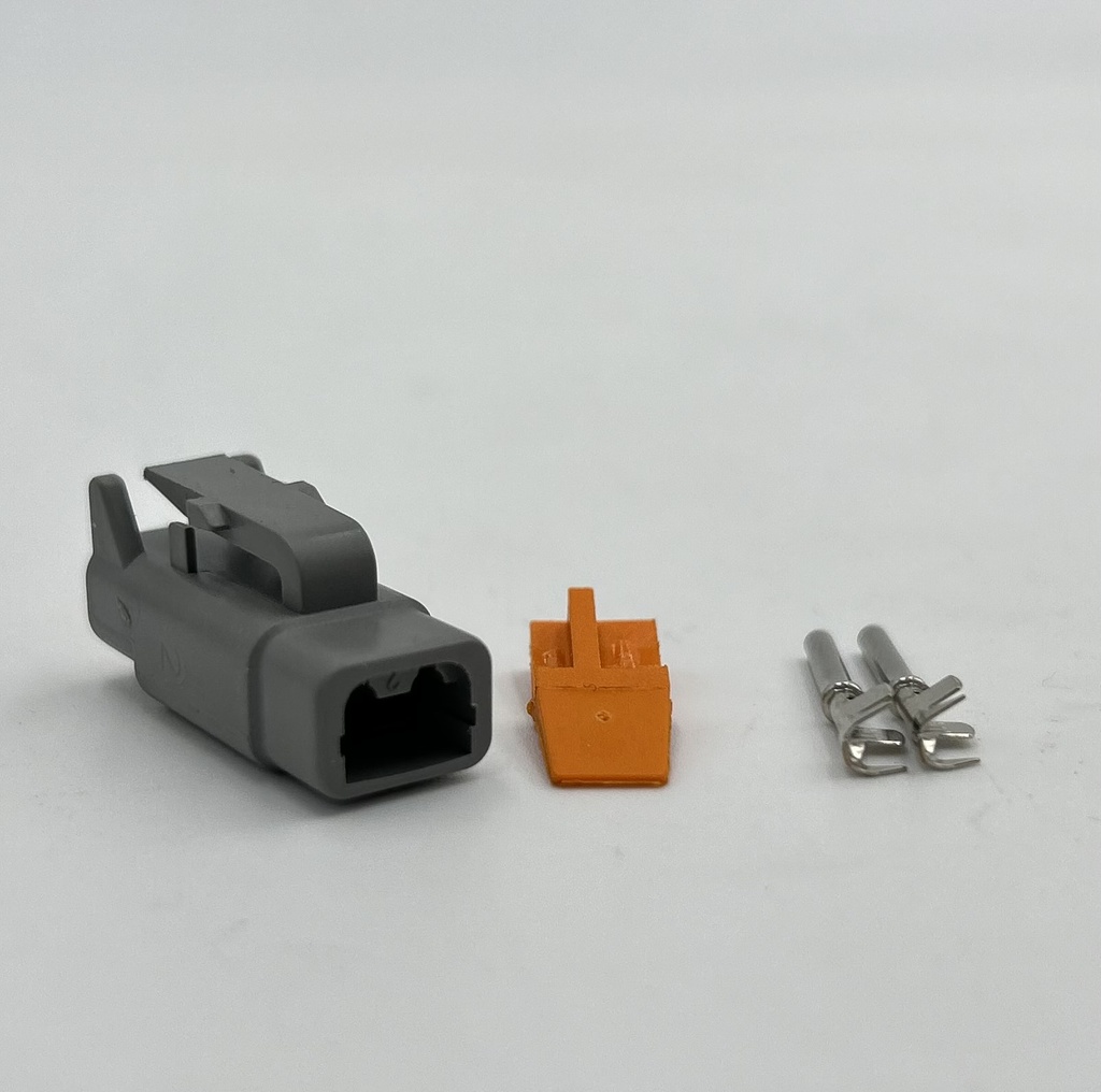 Deutsch DTM connector 2-pin (F)