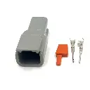 2-pin connector (M) Deutsch DTM