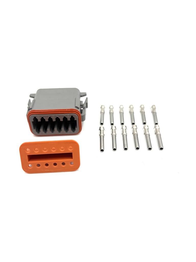 12-pin connector (F) Deutsch DT