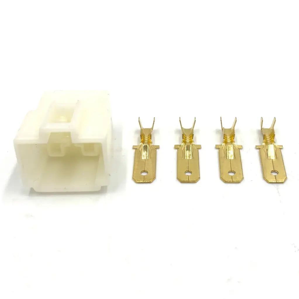 4-pin connector (M) 6.3mm 