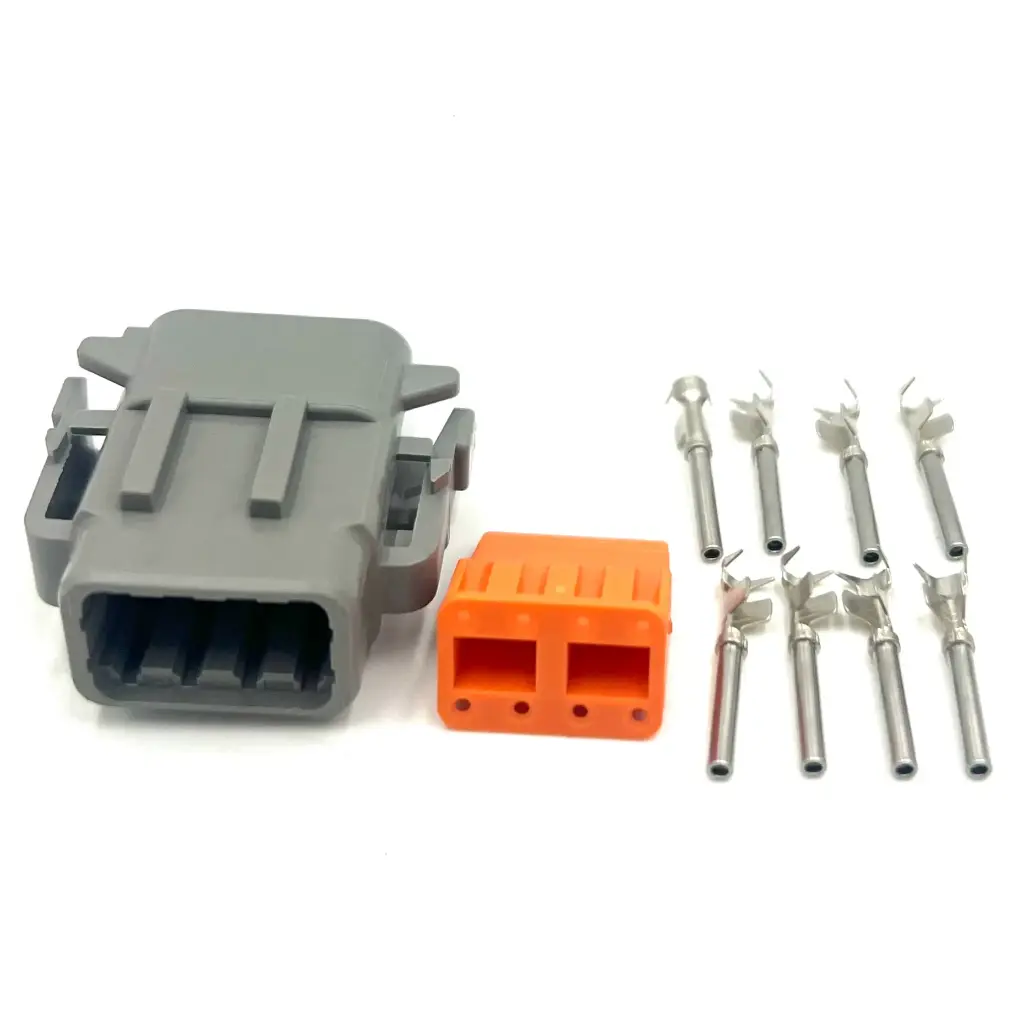 8-pin connector (F) Deutsch DTM