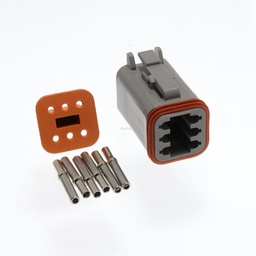 [S-DT06-6S] Deutsch DT connector 6-pin (F)