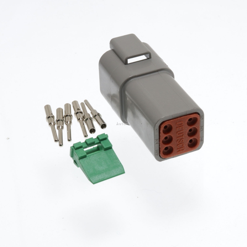 [S-DT04-6P] Deutsch DT connector 6-pin (M)