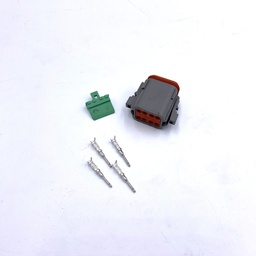 [S-DT06-08SA] Deutsch DT connector 8-pin (F)